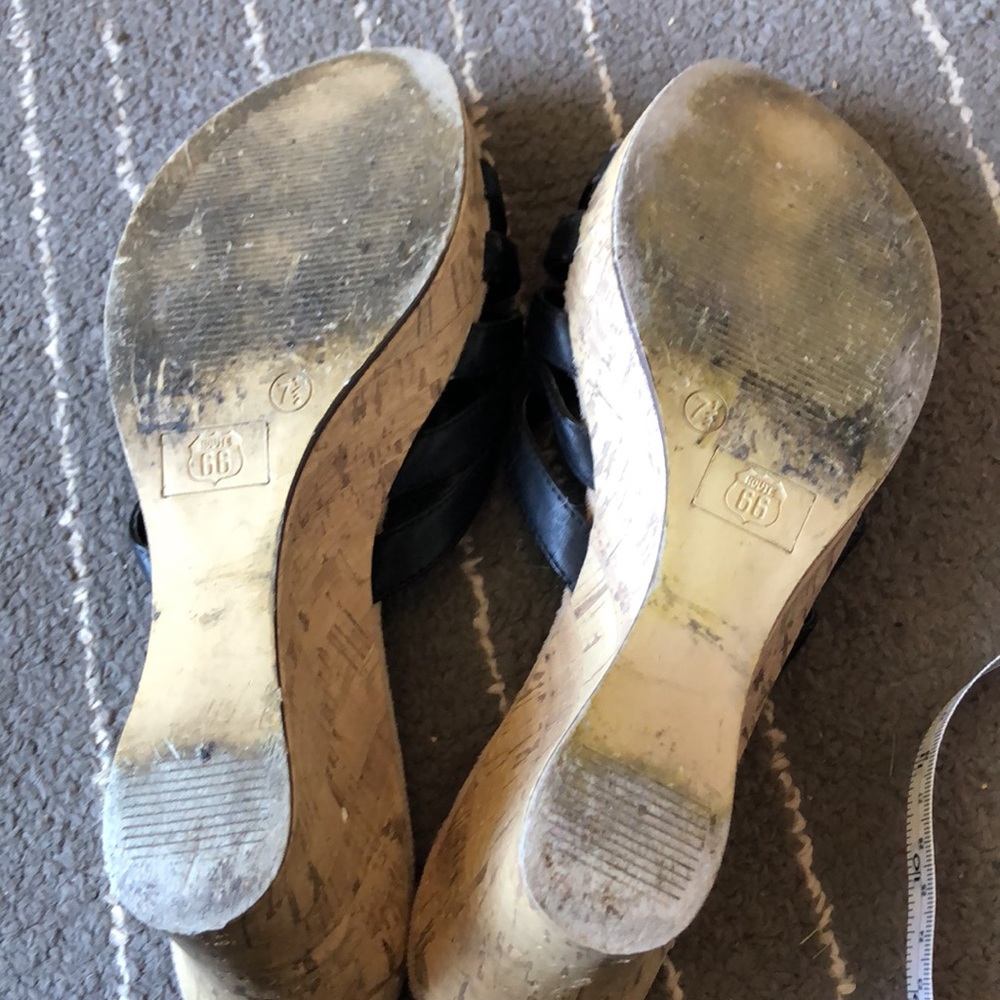 Route 66 slip on heel/sandals size 7.5 - Picture 5 of 8
